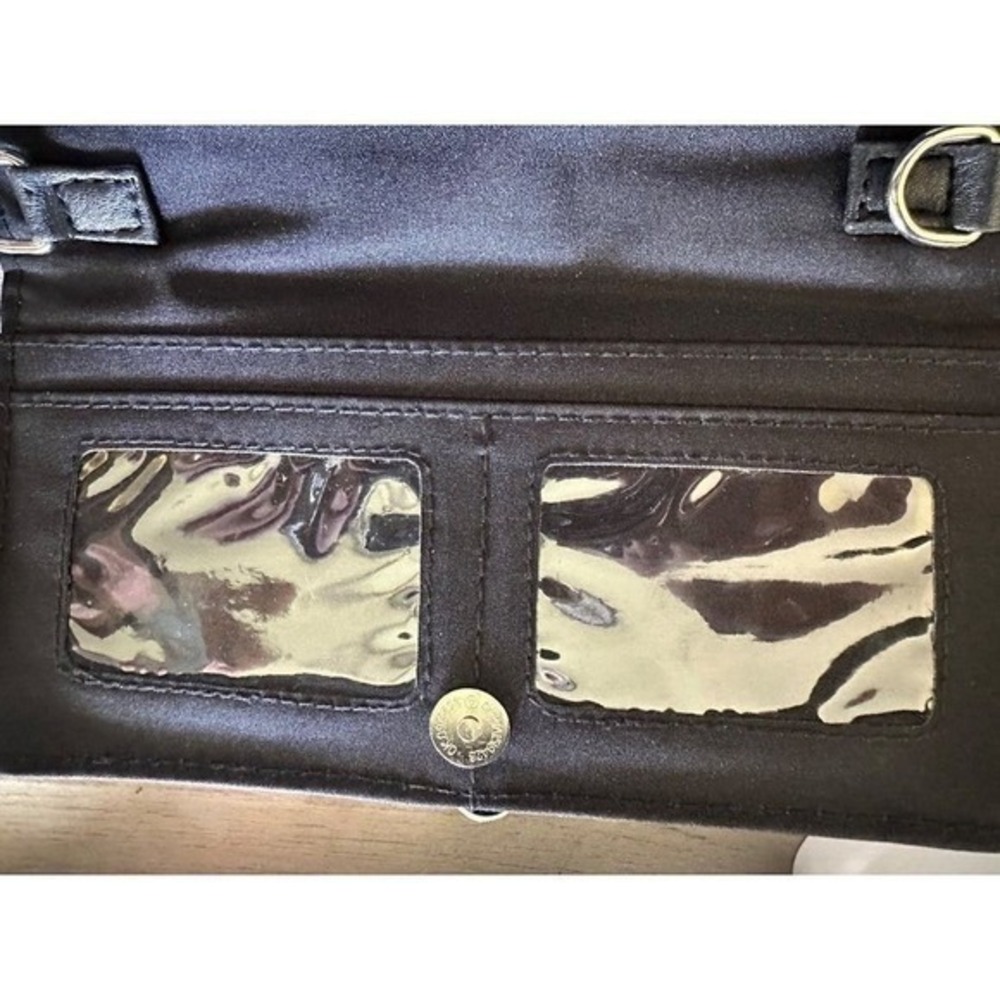 Western Turquoise Embroidered Floral Buckle Tri-Fold Wallet Crossbody Ready - Picture 8 of 10